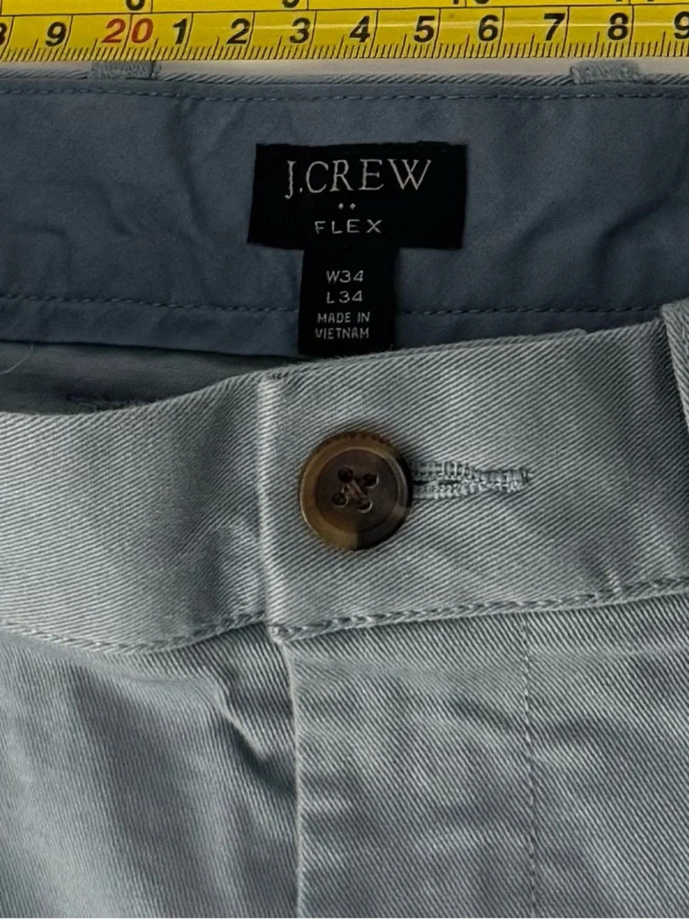 J. Crew Men’s Chinos in Dusty Light Blue